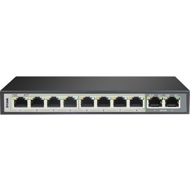 D-Link DGS-F1010P-E 10 Ports Ethernet Switch - Gigabit Ethernet - 10/100/1000Base-T D-Link DGS-F1010P-E 10 Ports Ethernet Switch - Gigabit Ethernet - 10/100/1000Base-T